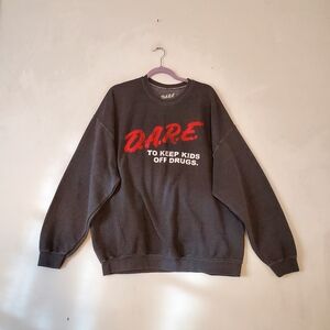 Gray DARE Sweatshirt Unisex Long Sleeve Women Men Size 1X NWOT